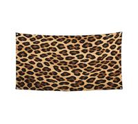 Imprimé léopard - Chapeau d'Halloween à couverture complète - Couvre-chef de sorcière pliable pour festivals, fêtes et fêtes avec tissu lavable en machine