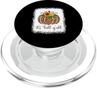 Imprimé léopard Citrouille Thanksgiving Halloween It's Fall Y'all PopSockets PopGrip pour MagSafe