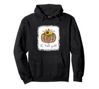 Imprimé léopard Citrouille Thanksgiving Halloween It's Fall Y'all Sweat à Capuche