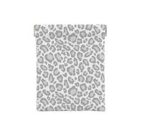 Imprimé Léopard Gris Blanc, Sac de Rangement pour Femmes, Portefeuille supérieur à Presser, Petit Porte-Monnaie, Pochette de Changement