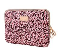 Imprimé Léopard Housse/Pochette/Sacoche/Manche/Serviettes Résistant aux Chocs&Eau pour MacBook Air/Ultrabook/Netbook/Tablette,Rouge
