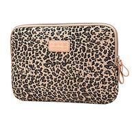 Imprimé Léopard Housse/Pochette/Sacoche/Manche/Serviettes Résistant aux Chocs&Eau pour MacBook Air/Ultrabook/Netbook/Tablette,Marron