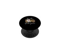 Imprimé léopard Love for The Game Mahjong Jouant au Jeu Chinois PopSockets PopGrip Adhésif