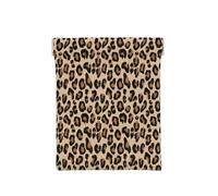 Imprimé Léopard Noir Brun Rouille Et Tan, Sac de Rangement pour Femmes, Portefeuille supérieur à Presser, Petit Porte-Monnaie, Pochette de Changement