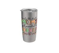 Imprimé léopard « Only The Best Moms Get Promoted to Nonna » Gobelet isotherme en acier inoxydable double paroi