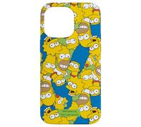 Imprimé Les Simpsons Homer Marge Bart Lisa Maggie Coque pour iPhone 14 Pro Max