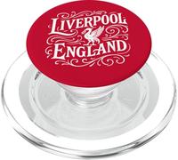 Imprimé Liverpool Angleterre Liverpool Vintage Blanc PopSockets PopGrip pour MagSafe