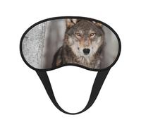 Imprimé Loup Sauvage,Masques de sommeil occultants, cache-yeux couvrants, masques de sommeil anti-lumière