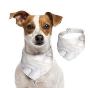 Imprimé marbre Jaune,Bandanas pour Chien, écharpe en Coton, Bavoirs réglables pour Animaux de Compagnie,L