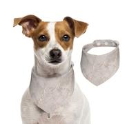 Imprimé marbre Or Rose,Bandanas pour Chien, écharpe en Coton, Bavoirs réglables pour Animaux de Compagnie,S