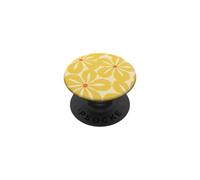 Imprimé Marguerite Beige Clair Jaune crème PopSockets PopGrip Adhésif