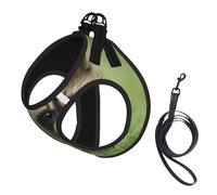 Imprimé Mode Raton Laveur Mignon,Harnais pour Animaux de Compagnie, Harnais réfléchissant réglable pour Chien,L