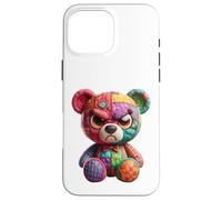 imprimé Ours en Peluche en colère, Un câlin très Grincheux Coque pour iPhone 16 Pro Max