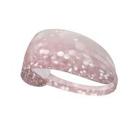 Imprimé pailleté Rose,Bandeau de Sport Unisexe, Bandeau élastique Multi-usages pour Cheveux