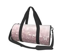 Imprimé Paillettes Roses, Sac de Voyage de Grande capacité, Sac à Main Rond, Sac de Voyage de Sport, fourre-Tout, Sac de Fitness