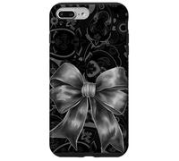 Imprimé Paisley Doodles Élégant Art Coquette MagiGoth Nœud Gris Coque pour iPhone 7 Plus/8 Plus