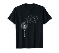 Imprimé Pissenlit Just Breathe Lettre inspirante T-Shirt
