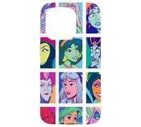 Imprimé Pop Art Princesses et Méchants Disney Coque pour iPhone 15 Pro