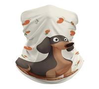 Imprimé Protection du Visage, Echarpe Gaiter J'aime Mes Chiens teckels Anti-UV Bande de Cheveux pour Adulte Vélo Randonnée