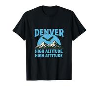 Imprimé Rocky Mountain Hawk de Denver en haute altitude T-Shirt
