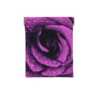 Imprimé Rose Pourpre, Sac de Rangement pour Femmes, Portefeuille supérieur à Presser, Petit Porte-Monnaie, Pochette de Changement