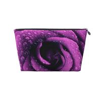 Imprimé Rose Pourpre, Trousse de Toilette Trousse de Maquillage Sac à cosmétiques Trousse de Toilette de Voyage Portable