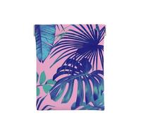 Imprimé Rose Tropical, Sac de Rangement pour Femmes, Portefeuille supérieur à Presser, Petit Porte-Monnaie, Pochette de Changement