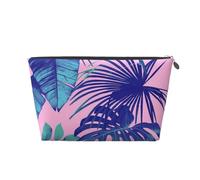 Imprimé Rose Tropical, Trousse de Toilette Trousse de Maquillage Sac à cosmétiques Trousse de Toilette de Voyage Portable
