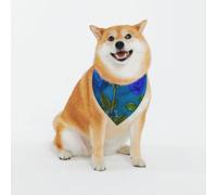 Imprimé roses de jardin classiques et écharpes lavables pour chiens et chats élégants, bandanas personnalisés pour chien - Écharpe élégante pour chiens de taille moyenne à grande