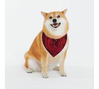 Imprimé roses de jardin classiques et écharpes lavables pour chiens et chats élégants, bandanas personnalisés pour chien - Écharpe élégante pour chiens de taille moyenne à grande