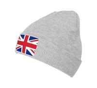 Imprimé Royaume-Uni. Drapeau Bonnet Chaud Tricoté sans Bords Repliable Anti Vent Élastique Unisexe Taille Unique Confortable Anti Vent pour Ski Running Vélo Extérieur Style Décontracté Quotidien
