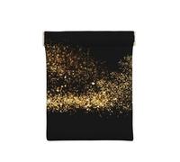 Imprimé Sable Noir Doré, Sac de Rangement pour Femmes, Portefeuille supérieur à Presser, Petit Porte-Monnaie, Pochette de Changement