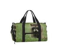 Imprimé Tendance Raton Laveur Mignon,Sac de Sport bandoulière à Main, Sac de Voyage Grande capacité pour Femmes et Hommes