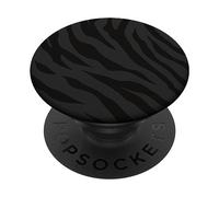 Imprimé Tigre à Rayures Noires Y2K Esthétique Girly Animal Mignon PopSockets PopGrip Adhésif