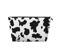 Imprimé Vache Noir & Blanc, Trousse de Toilette Trousse de Maquillage Sac à cosmétiques Trousse de Toilette de Voyage Portable