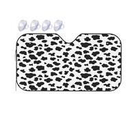 Imprimé Vache Noir Et Blanc Voiture Couverture Pare Brise Pliable Pare-Soleil Universelle Voiture Housses De Soleils pour Voitures Berlines SUV 70x130cm