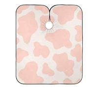 Imprimé Vache Rose Girafe Abstrait Peignoir Coiffure Accessoires Cape De Cheveux Anti-Taches Blouse Coiffeur Pour Instituts De Beauté Salon Barber 140X168Cm