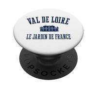 Imprimé Val de Loire Le Jardin de France Marine PopSockets PopGrip Adhésif