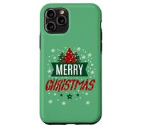 Imprimé Vichy de Buffle Merry Christmas Trees - Jolies fêtes Coque pour iPhone 11 Pro