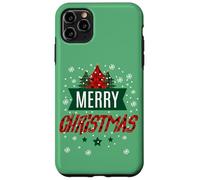 Imprimé Vichy de Buffle Merry Christmas Trees - Jolies fêtes Coque pour iPhone 11 Pro Max
