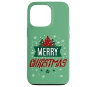 Imprimé Vichy de Buffle Merry Christmas Trees - Jolies fêtes Coque pour iPhone 13 Pro