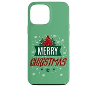 Imprimé Vichy de Buffle Merry Christmas Trees - Jolies fêtes Coque pour iPhone 13 Pro Max