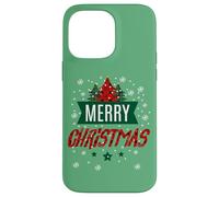 Imprimé Vichy de Buffle Merry Christmas Trees - Jolies fêtes Coque pour iPhone 14 Pro Max