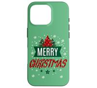 Imprimé Vichy de Buffle Merry Christmas Trees - Jolies fêtes Coque pour iPhone 16 Pro