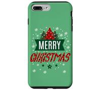 Imprimé Vichy de Buffle Merry Christmas Trees - Jolies fêtes Coque pour iPhone 7 Plus/8 Plus