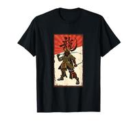Imprimé vintage légendaire guerrier samouraï T-Shirt
