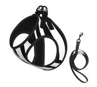 Imprimé zèbre,Harnais pour Animaux de Compagnie, Harnais réfléchissant réglable pour Chien,M