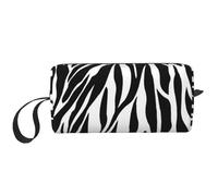 Imprimé Zèbre Imprimer, Trousse de Maquillage Trousse à cosmétiques Trousse de Toilette de Voyage Portable Pochette de Maquillage