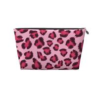 Imprimé Zèbre Rose, Trousse de Toilette Trousse de Maquillage Sac à cosmétiques Trousse de Toilette de Voyage Portable