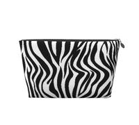 Imprimé zèbre, Trousse de Toilette Trousse de Maquillage Sac à cosmétiques Trousse de Toilette de Voyage Portable